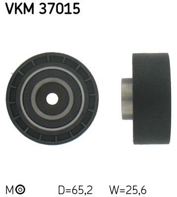 Diržo įtempiklis, V formos rumbuotas diržas SKF VKM 37015