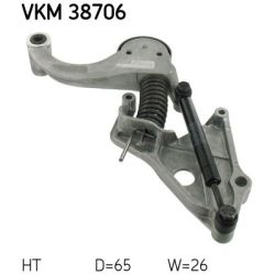 Diržo įtempiklis, V formos rumbuotas diržas SKF VKM 38706