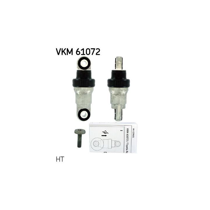 Diržo įtempiklis, V formos rumbuotas diržas SKF VKM 61072