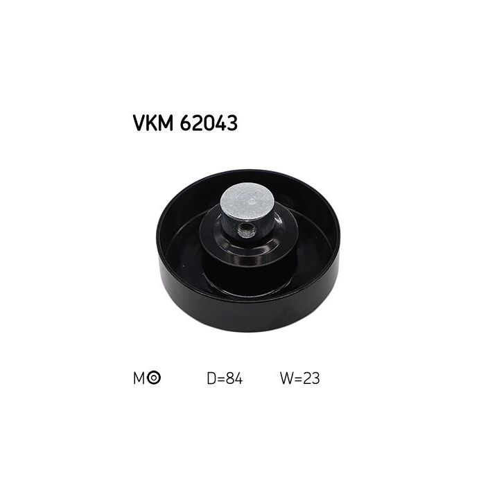 Diržo įtempiklis, V formos rumbuotas diržas SKF VKM 62043