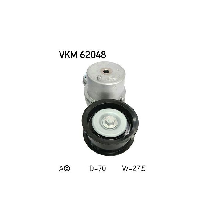 Diržo įtempiklis, V formos rumbuotas diržas SKF VKM 62048