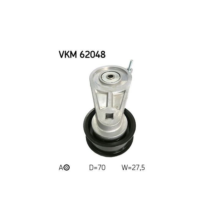 Diržo įtempiklis, V formos rumbuotas diržas SKF VKM 62048