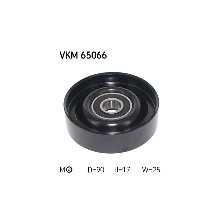 Diržo įtempiklis, V formos rumbuotas diržas SKF VKM 65066