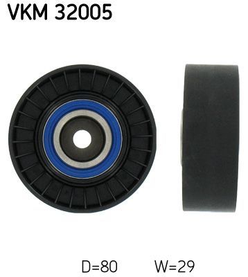 Kreipiantysis skriemulys, V formos rumbuotas diržas SKF VKM 32005