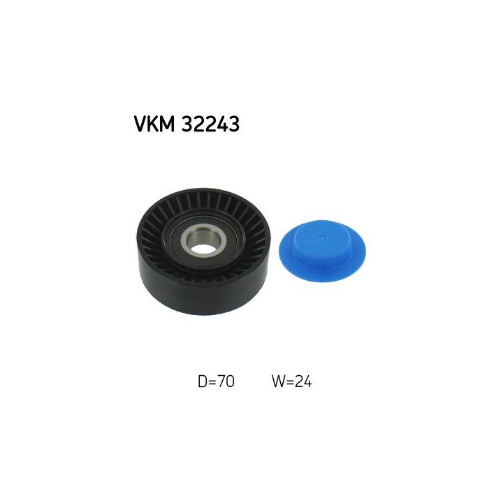 Kreipiantysis skriemulys, V formos rumbuotas diržas SKF VKM 32243