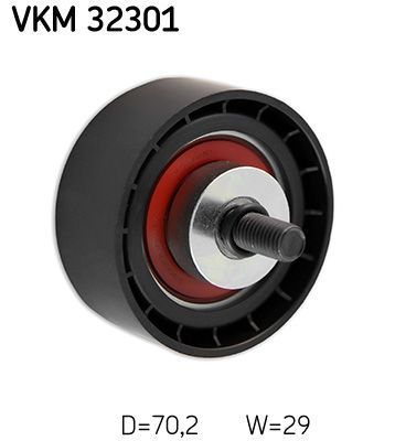 Kreipiantysis skriemulys, V formos rumbuotas diržas SKF VKM 32301