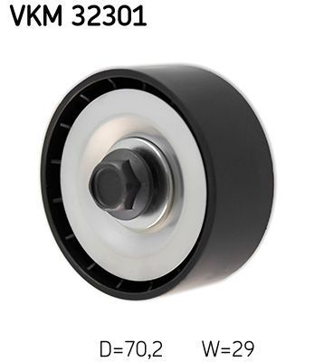 Kreipiantysis skriemulys, V formos rumbuotas diržas SKF VKM 32301