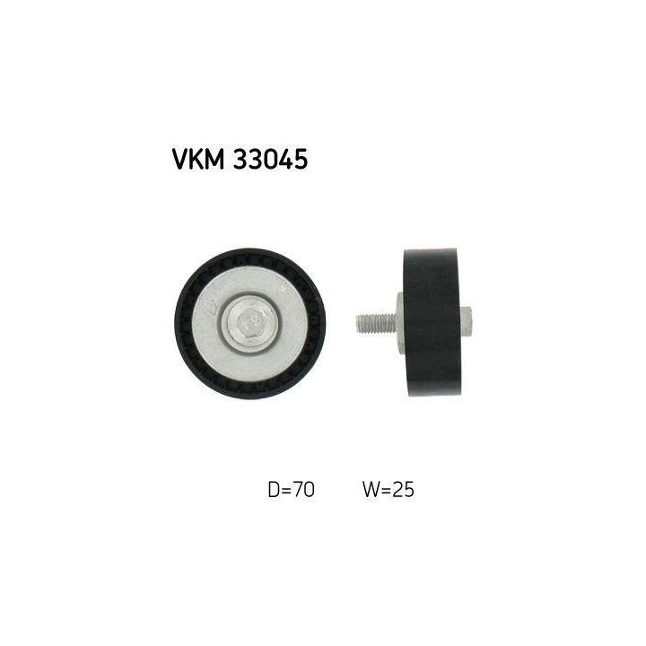 Kreipiantysis skriemulys, V formos rumbuotas diržas SKF VKM 33045