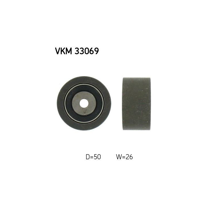 Kreipiantysis skriemulys, V formos rumbuotas diržas SKF VKM 33069