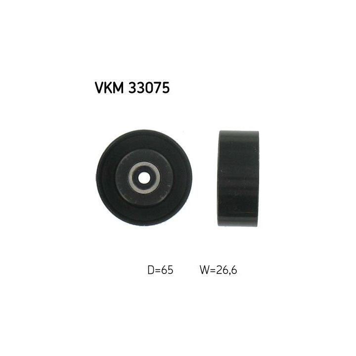 Kreipiantysis skriemulys, V formos rumbuotas diržas SKF VKM 33075