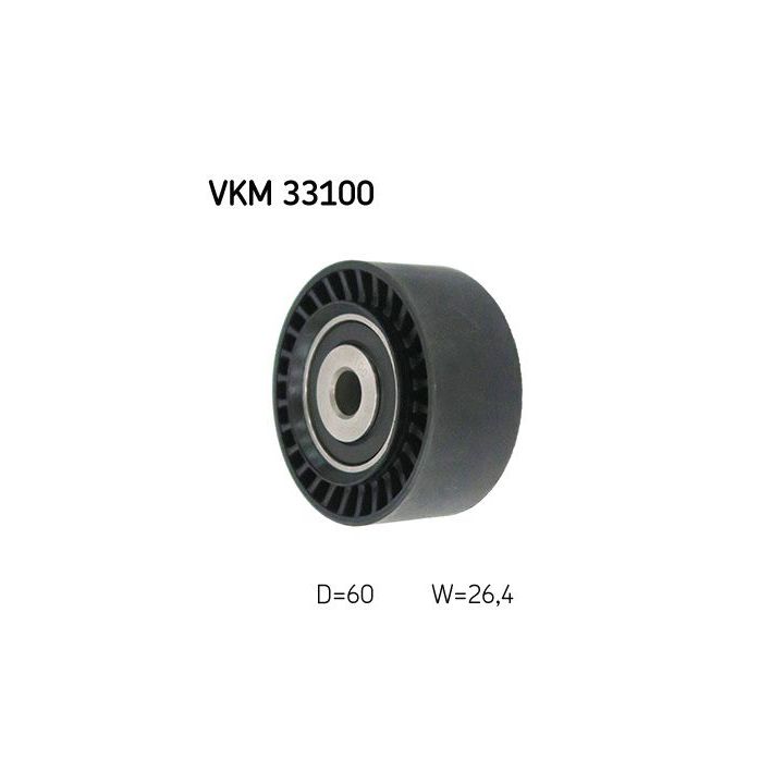 Kreipiantysis skriemulys, V formos rumbuotas diržas SKF VKM 33100