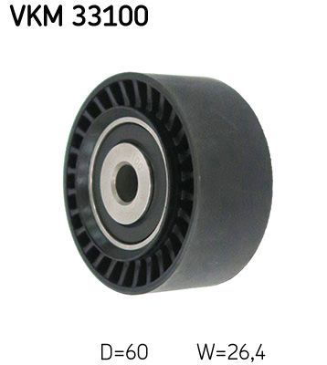 Kreipiantysis skriemulys, V formos rumbuotas diržas SKF VKM 33100