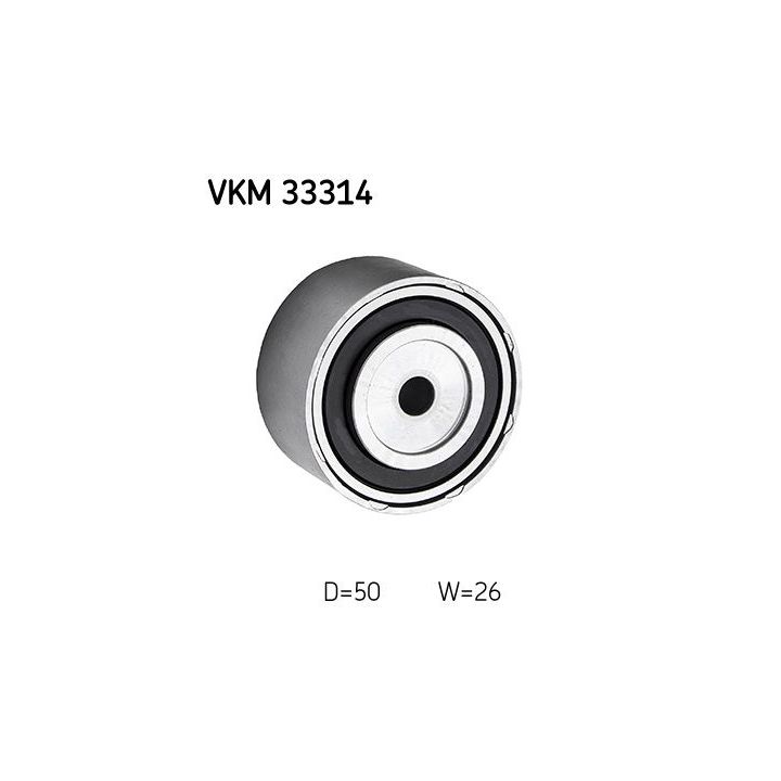 Kreipiantysis skriemulys, V formos rumbuotas diržas SKF VKM 33314