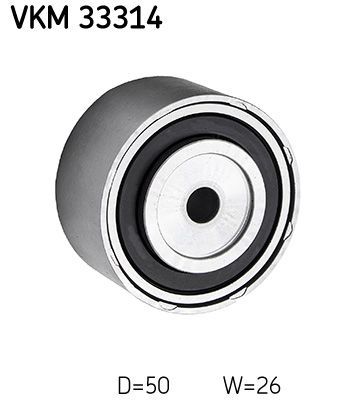 Kreipiantysis skriemulys, V formos rumbuotas diržas SKF VKM 33314