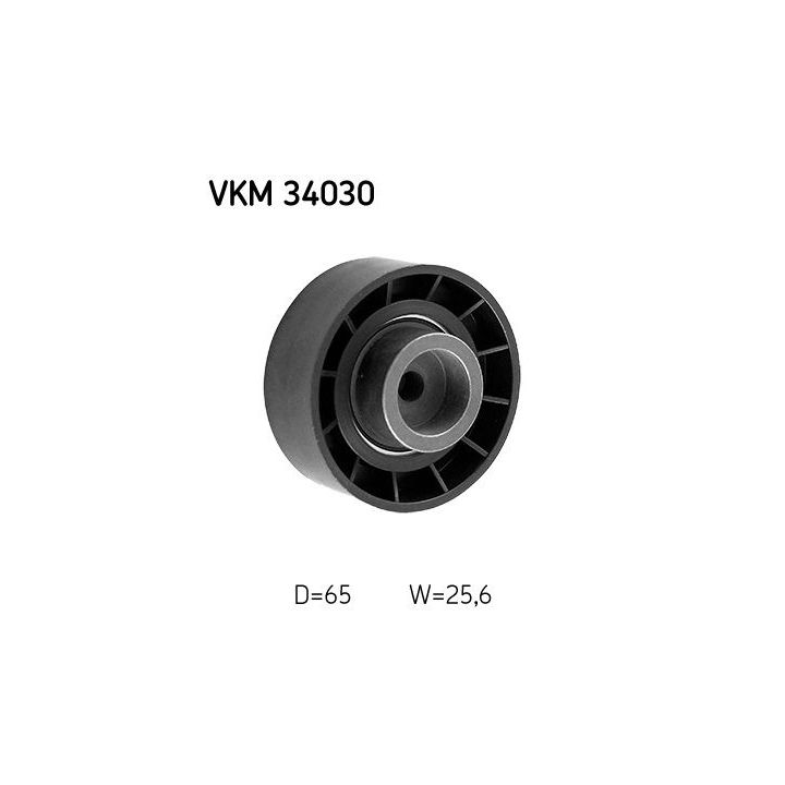 Kreipiantysis skriemulys, V formos rumbuotas diržas SKF VKM 34030