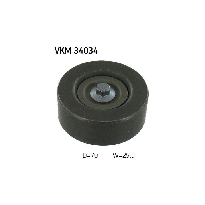 Kreipiantysis skriemulys, V formos rumbuotas diržas SKF VKM 34034