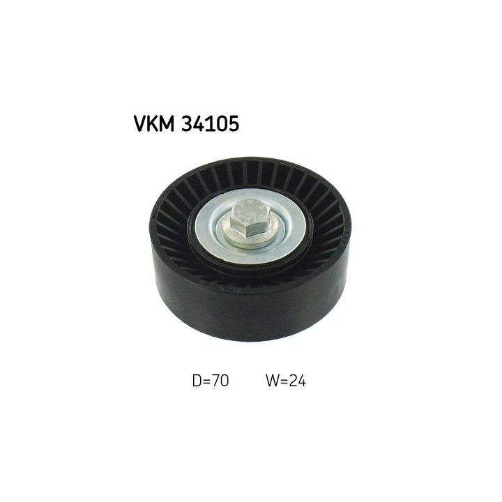 Kreipiantysis skriemulys, V formos rumbuotas diržas SKF VKM 34105