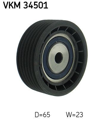 Kreipiantysis skriemulys, V formos rumbuotas diržas SKF VKM 34501