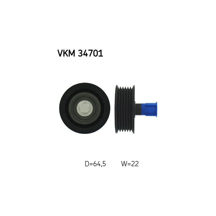 Kreipiantysis skriemulys, V formos rumbuotas diržas SKF VKM 34701