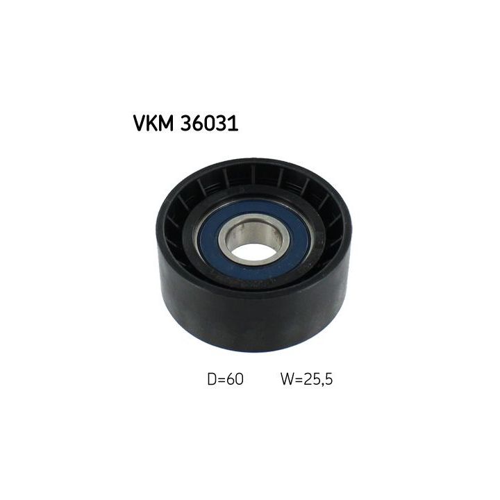Kreipiantysis skriemulys, V formos rumbuotas diržas SKF VKM 36031