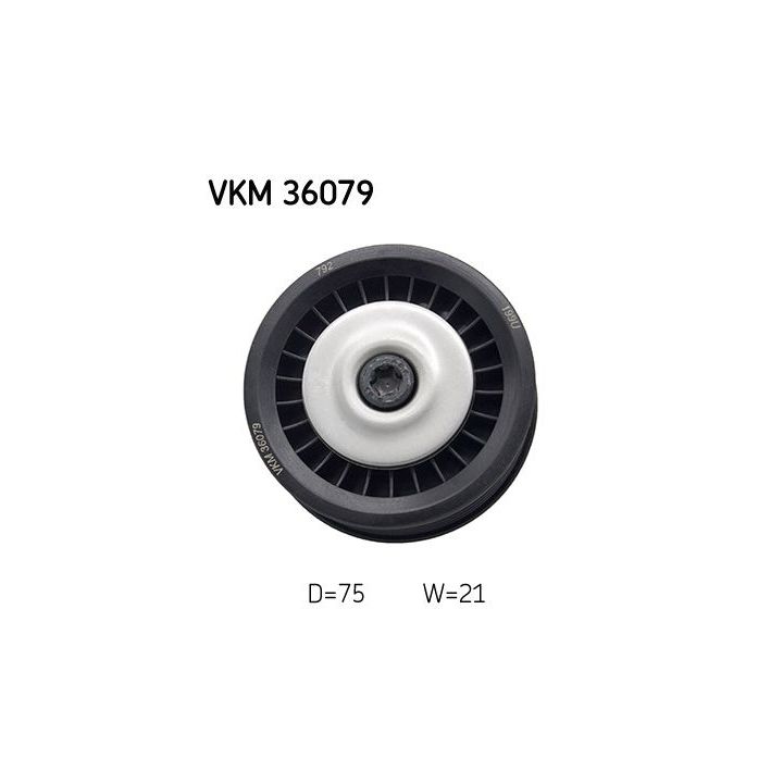 Kreipiantysis skriemulys, V formos rumbuotas diržas SKF VKM 36079