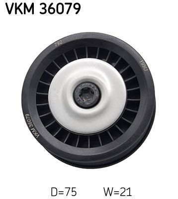 Kreipiantysis skriemulys, V formos rumbuotas diržas SKF VKM 36079