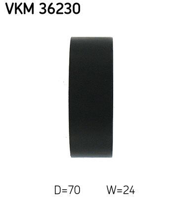 Kreipiantysis skriemulys, V formos rumbuotas diržas SKF VKM 36230