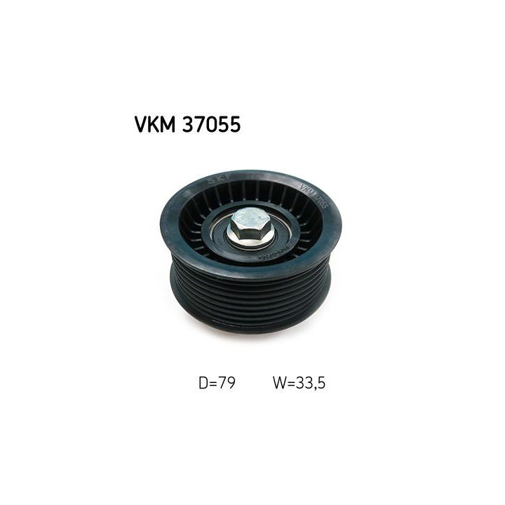 Kreipiantysis skriemulys, V formos rumbuotas diržas SKF VKM 37055