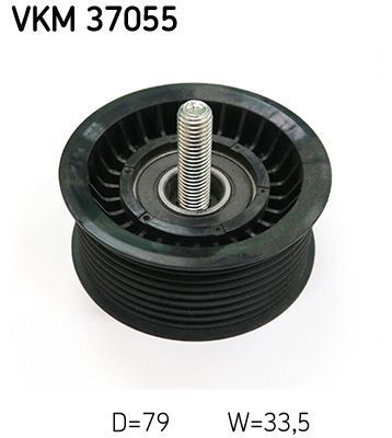 Kreipiantysis skriemulys, V formos rumbuotas diržas SKF VKM 37055