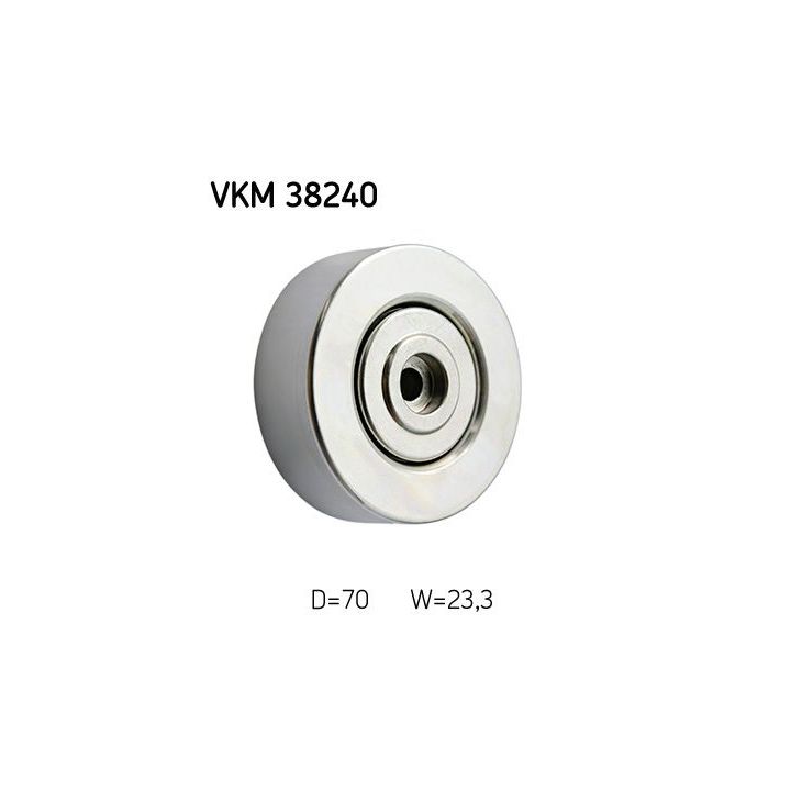 Kreipiantysis skriemulys, V formos rumbuotas diržas SKF VKM 38240