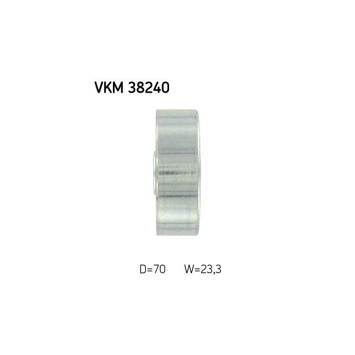 Kreipiantysis skriemulys, V formos rumbuotas diržas SKF VKM 38240