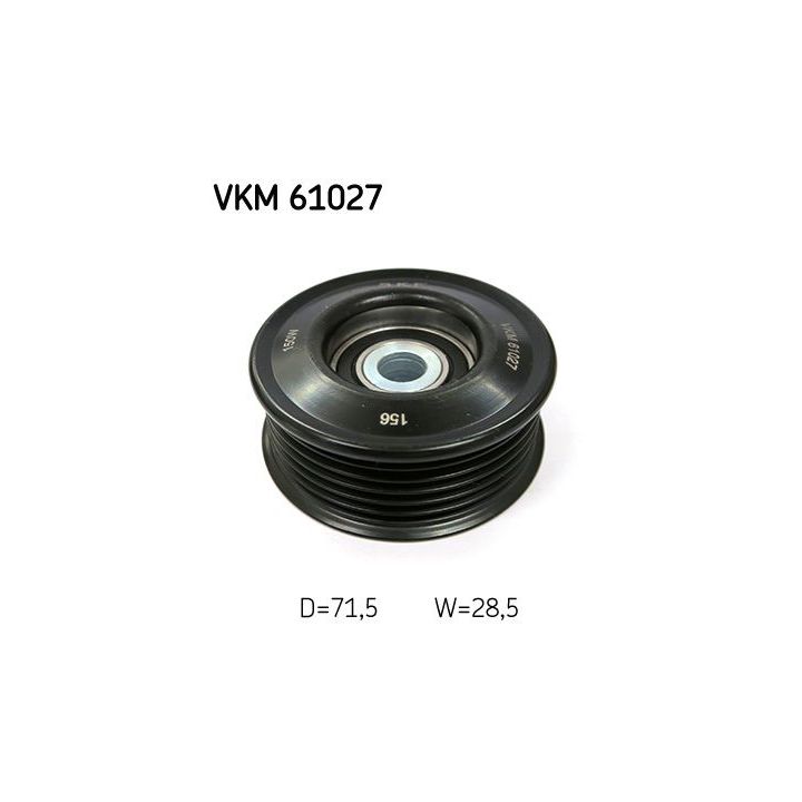 Kreipiantysis skriemulys, V formos rumbuotas diržas SKF VKM 61027