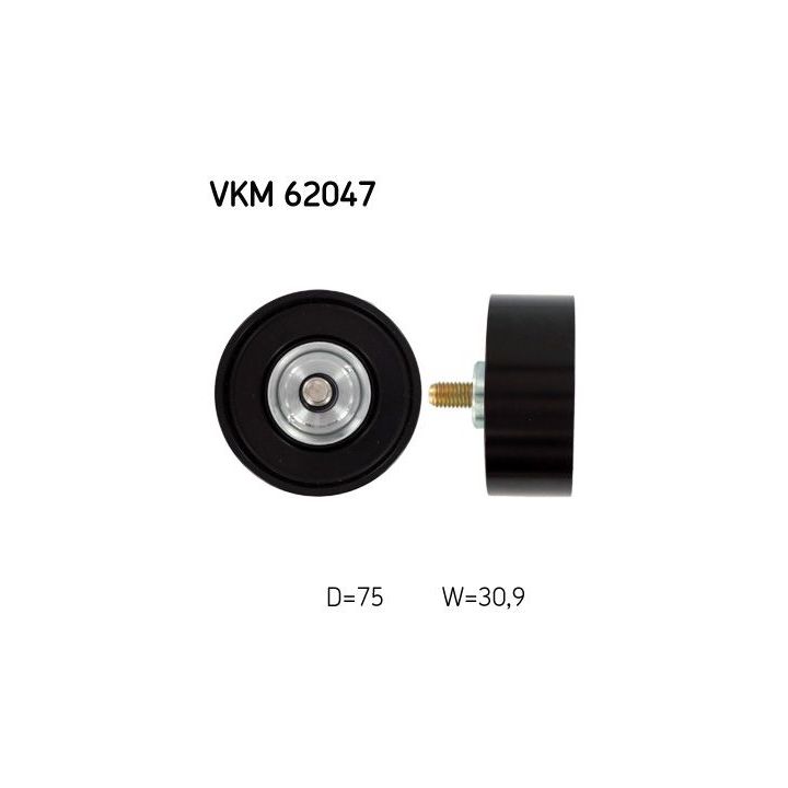 Kreipiantysis skriemulys, V formos rumbuotas diržas SKF VKM 62047