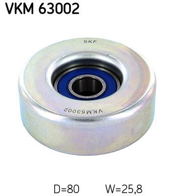 Kreipiantysis skriemulys, V formos rumbuotas diržas SKF VKM 63002