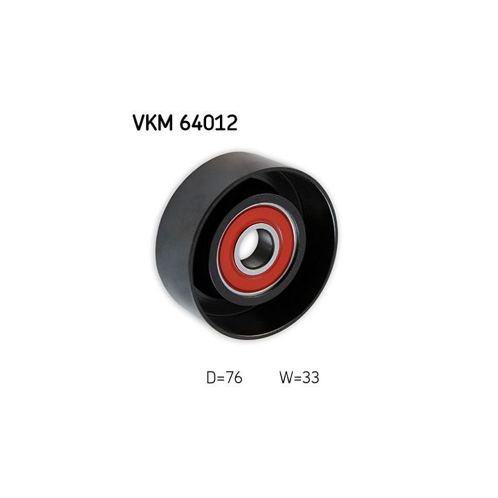 Kreipiantysis skriemulys, V formos rumbuotas diržas SKF VKM 64012