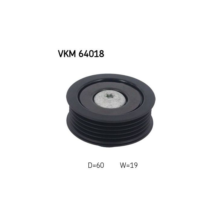 Kreipiantysis skriemulys, V formos rumbuotas diržas SKF VKM 64018