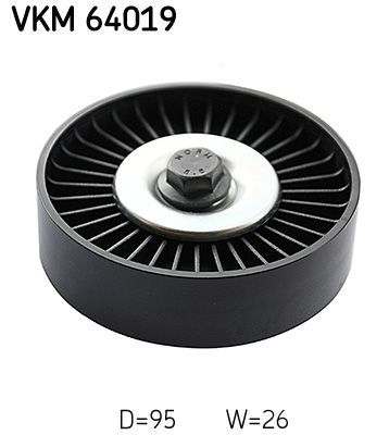 Kreipiantysis skriemulys, V formos rumbuotas diržas SKF VKM 64019