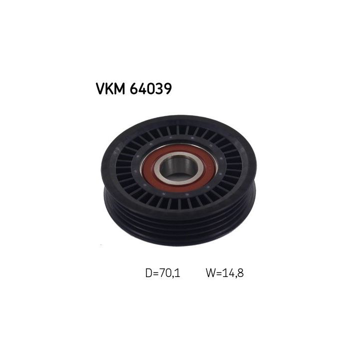 Kreipiantysis skriemulys, V formos rumbuotas diržas SKF VKM 64039