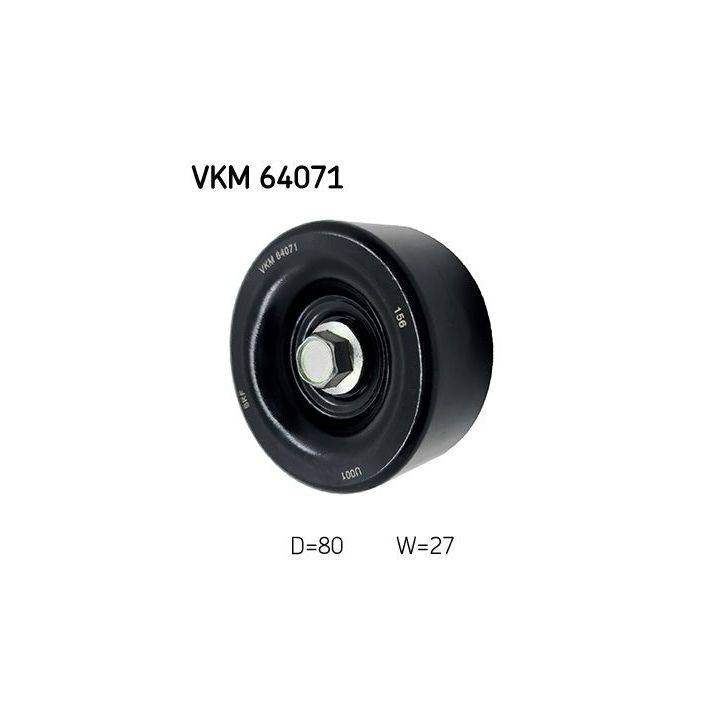 Kreipiantysis skriemulys, V formos rumbuotas diržas SKF VKM 64071