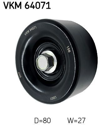 Kreipiantysis skriemulys, V formos rumbuotas diržas SKF VKM 64071