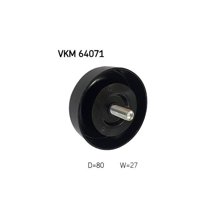 Kreipiantysis skriemulys, V formos rumbuotas diržas SKF VKM 64071