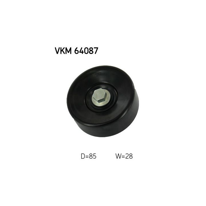 Kreipiantysis skriemulys, V formos rumbuotas diržas SKF VKM 64087