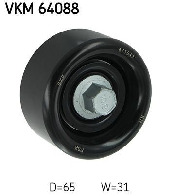 Kreipiantysis skriemulys, V formos rumbuotas diržas SKF VKM 64088