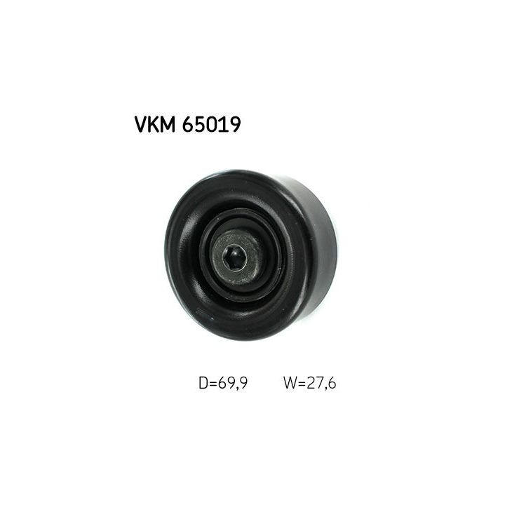 Kreipiantysis skriemulys, V formos rumbuotas diržas SKF VKM 65019