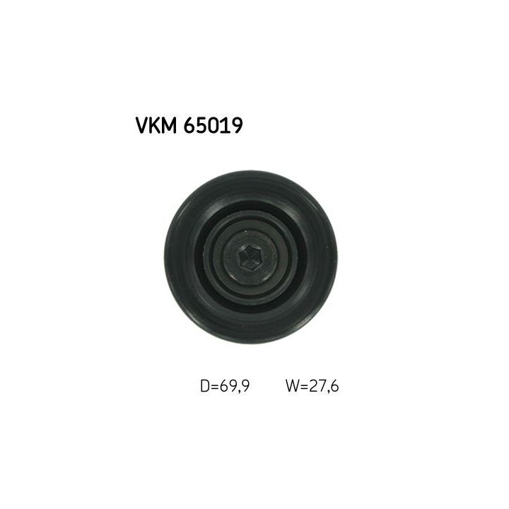 Kreipiantysis skriemulys, V formos rumbuotas diržas SKF VKM 65019