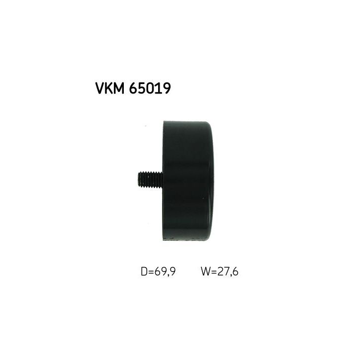 Kreipiantysis skriemulys, V formos rumbuotas diržas SKF VKM 65019