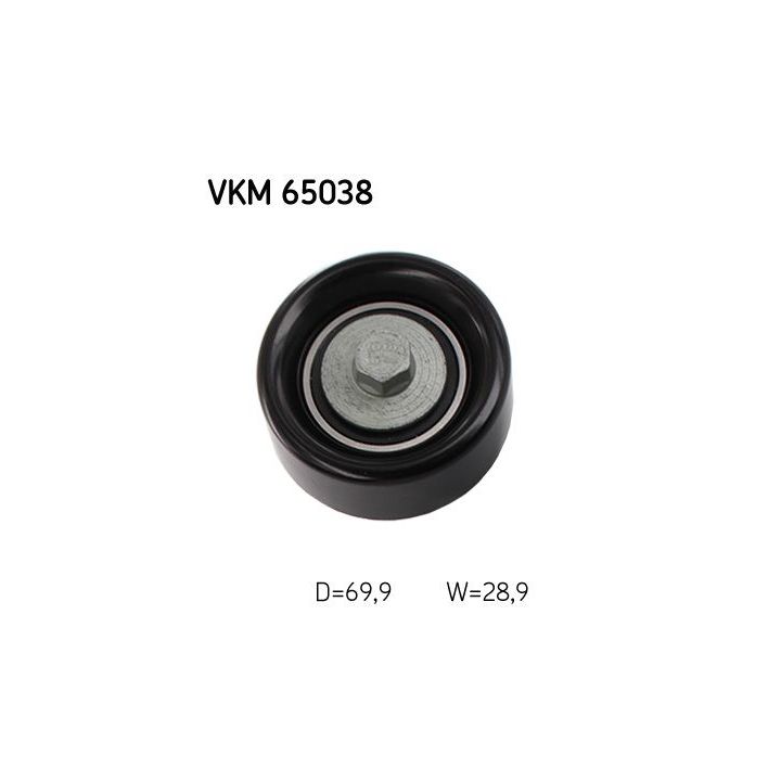 Kreipiantysis skriemulys, V formos rumbuotas diržas SKF VKM 65038