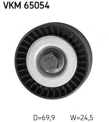Kreipiantysis skriemulys, V formos rumbuotas diržas SKF VKM 65054