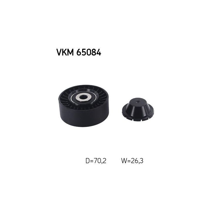 Kreipiantysis skriemulys, V formos rumbuotas diržas SKF VKM 65084