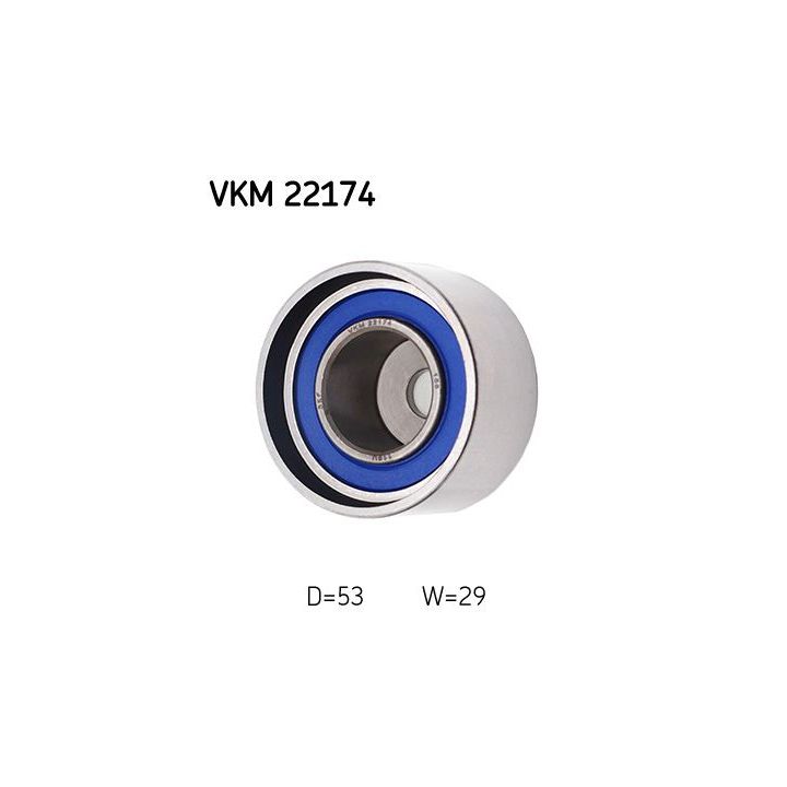 Kreipiantysis skriemulys, paskirstymo diržas SKF VKM 22174